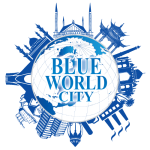Blue-world-city-logo